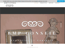 Tablet Screenshot of bmpconseil.com